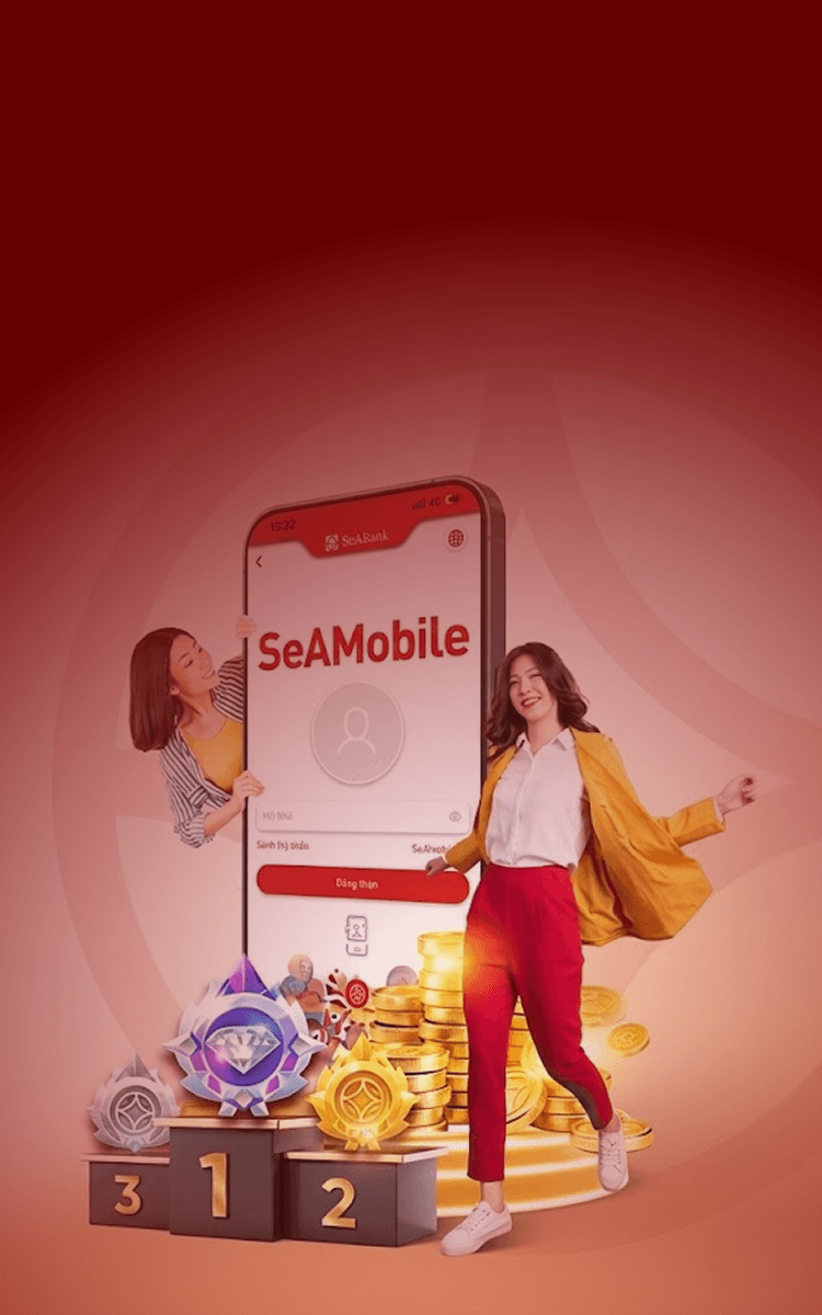 Nhận tiền qua tài khoản mở tại SeABank