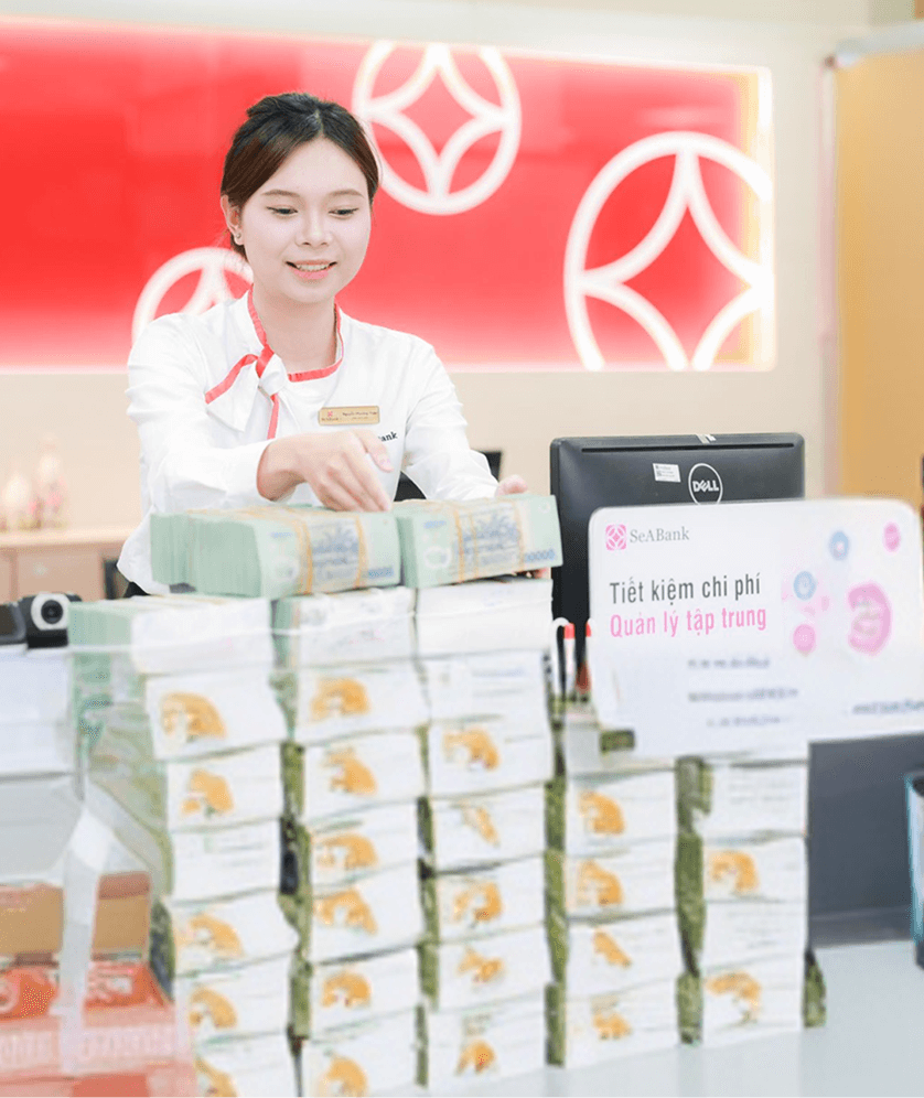 Nhận tiền mặt tại quầy SeABank