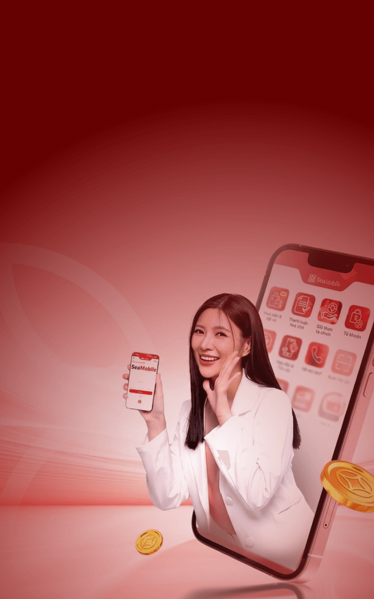 Nhận tiền qua ứng dụng SeAMobile