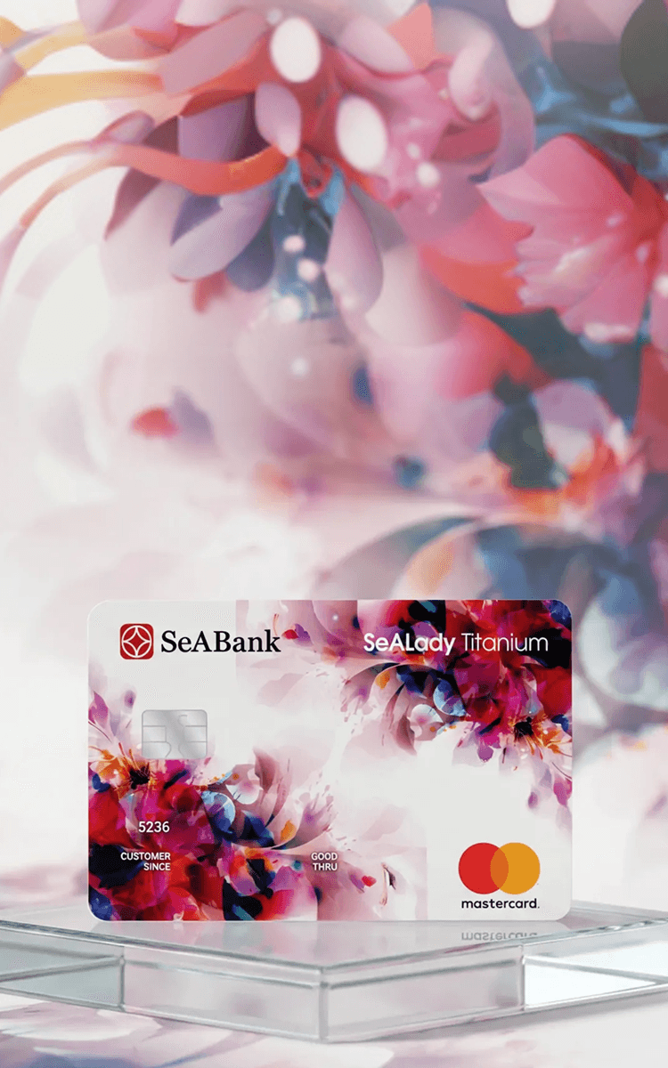 Thẻ tín dụng quốc tế SeALady Cashback (Visa/MasterCard)