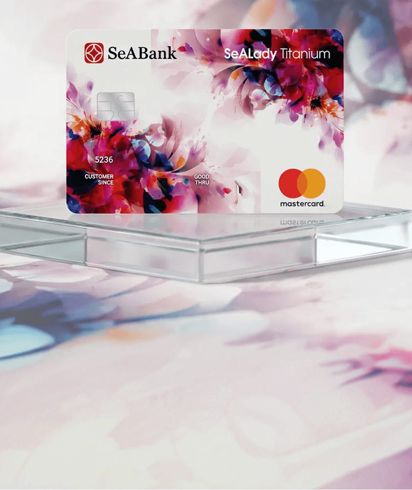 Thẻ tín dụng quốc tế SeALady Cashback
(Visa/MasterCard)